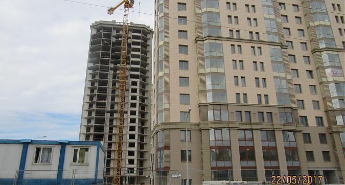 ЖК Мосфильмовский - вид на строительство 13-го корпуса с Мосфильмовской улицы Квартирный контроль