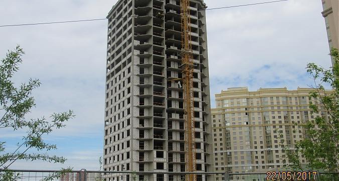 ЖК Мосфильмовский - вид на строительство 13-го корпуса с Мосфильмовской улицы Квартирный контроль