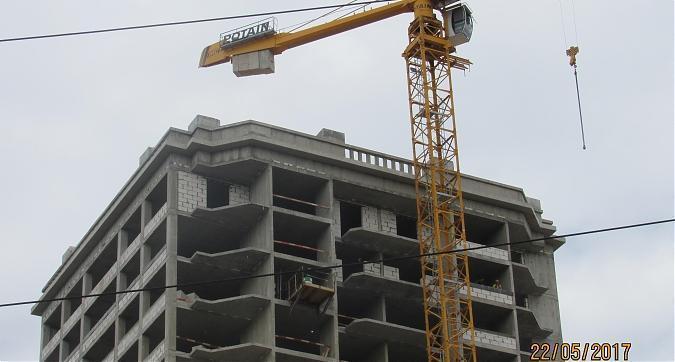 ЖК Мосфильмовский - вид на строительство 13-го корпуса с Мосфильмовской улицы Квартирный контроль
