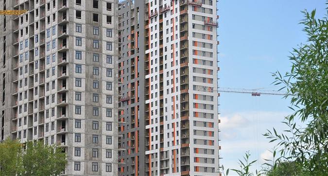 ЖК Оранж парк, 2-й корпус, вид с улицы Строителей Квартирный контроль