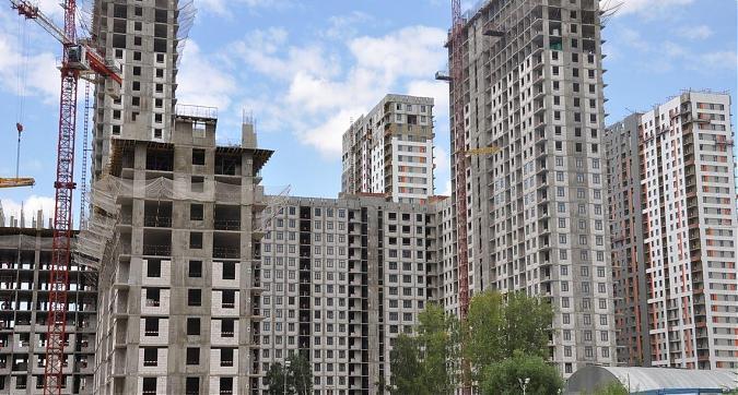 ЖК Оранж парк, 3-й корпус, вид с улицы Строителей Квартирный контроль