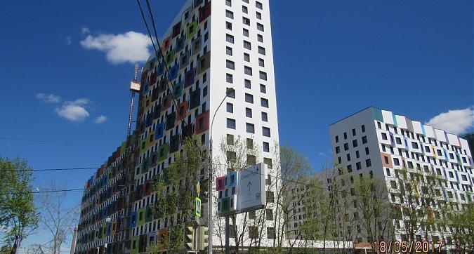 ЖК Green Park (ЖК Грин Парк) - вид с Березовой Аллеи на 1-й корпус Квартирный контроль