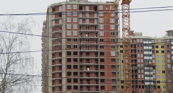 ЖК Изумрудные холмы - вид на строительство 14 и 15 корпусов со стороны Волоколамского шоссе Квартирный контроль