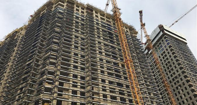 ЖК Сердце Столицы, 4-й и 5-й корпуса - вид со стороны Москва реки Квартирный контроль
