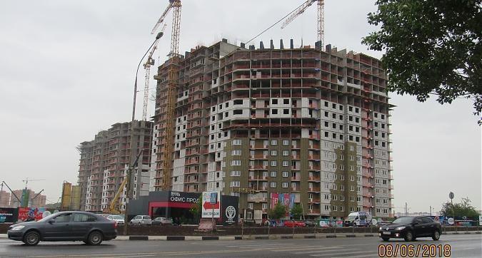ЖК Новые Котельники, 1 и 4 корпуса - монолитные работы, вид с улицы Угрешская Квартирный контроль