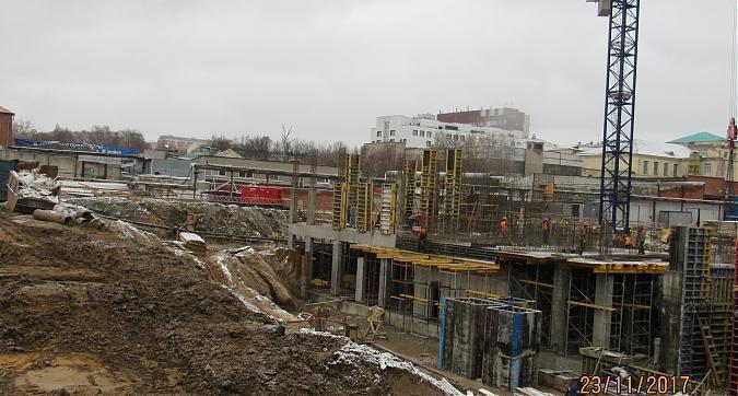ЖК ИзМайЛовО, корпус Б - монолитные работы, вид с Верхней Первомайской улицы, фото 1 Квартирный контроль