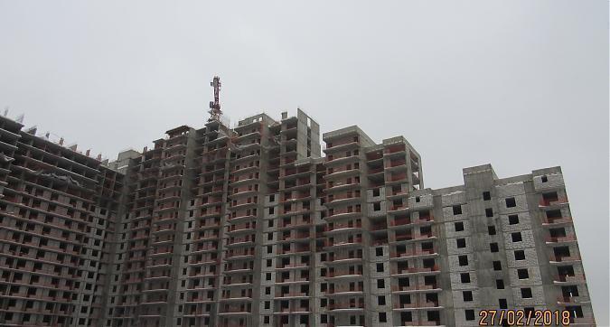 ЖК Новокосино 2, 16-й корпус, монолитные работы, выкладка наружных стен - вид с Юбилейного проспекта, фото 8 Квартирный контроль