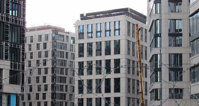 МФК ВТБ Арена Парк, корпуса 10,11 фасадные работы, вид с ул. Петровско-Разумовская ал., фото - 2 Квартирный контроль