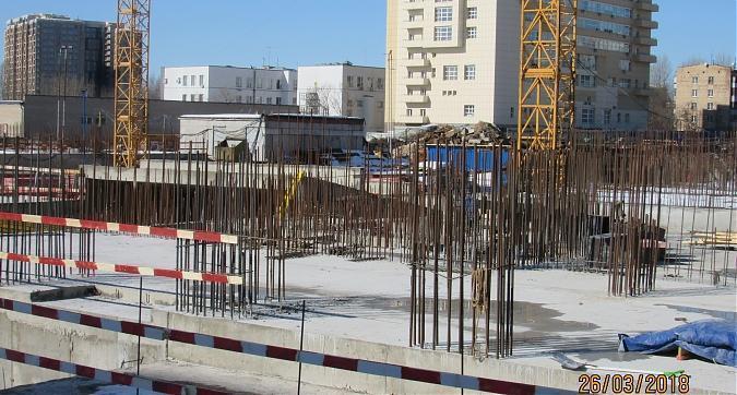 ЖК Серебряный парк (Паршина, 10) - монолитные работы, вид с улицы Паршина, фото 3 Квартирный контроль
