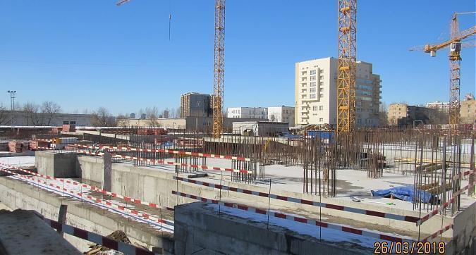 ЖК Серебряный парк (Паршина, 10) - монолитные работы, вид с улицы Паршина, фото 4 Квартирный контроль