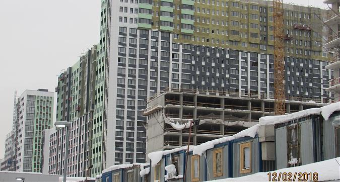 ЖК Город, фасадные работы - вид с улицы 800-летия Москвы, фото 1 Квартирный контроль