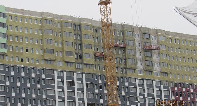 ЖК Город, фасадные работы - вид с улицы 800-летия Москвы, фото 2 Квартирный контроль