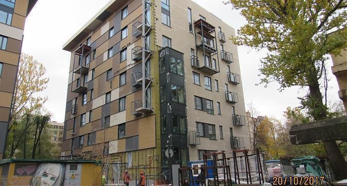 ЖК Два дома 20&20, фасадные работы - вид со стороны 2-го Донского проезда, фото 1 Квартирный контроль