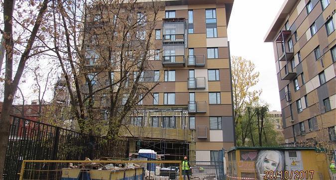 ЖК Два дома 20&20, фасадные работы - вид со стороны 2-го Донского проезда, фото 2 Квартирный контроль