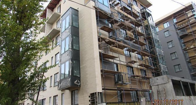 ЖК Два дома 20&20, фасадные работы - вид со стороны 2-го Донского проезда, фото 3 Квартирный контроль