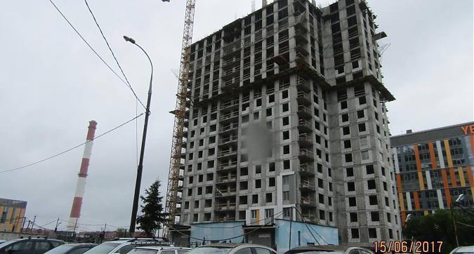 ЖК Life - Митинская Ecopark - вид на строящийся корпус 3 со стороны Митинской улицы Квартирный контроль