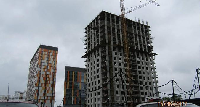 ЖК Life - Митинская Ecopark - вид на строящийся корпус 3 со стороны Митинской улицы Квартирный контроль