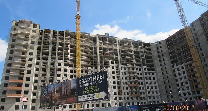 ЖК Прайм тайм, монолитные работы - вид с улицы Викторенко Квартирный контроль