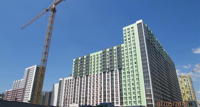 ЖК Город, фасадные работы - вид с улицы 800-летия Москвы, фото 5 Квартирный контроль