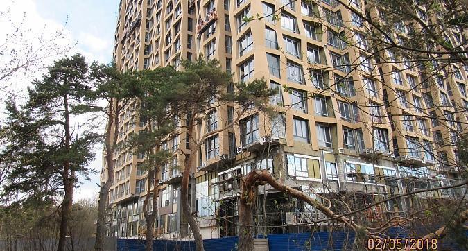 ЖК Дом Серебряный Бор - фасадные работы, вид со стороны набережной Москва реки, фото 3 Квартирный контроль