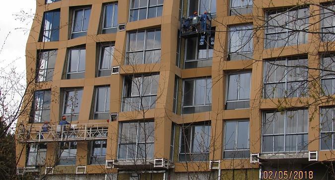 ЖК Дом Серебряный Бор - фасадные работы, вид со стороны набережной Москва реки, фото 5 Квартирный контроль