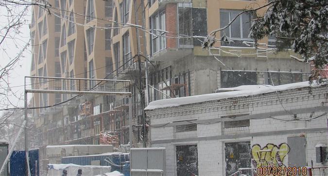 ЖК Дом Серебряный Бор - фасадные работы, вид со стороны набережной Москва реки, фото 2 Квартирный контроль