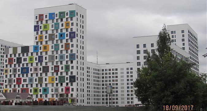 ЖК Green Park (ЖК Грин Парк) - вид с Олонецкой улицы на строительство 1-го корпуса Квартирный контроль