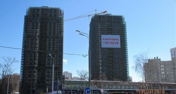 ЖК Достояние - вид с Ярцевской улицы на 1-й корпус (дома Культура и Искусство), фото 1 Квартирный контроль