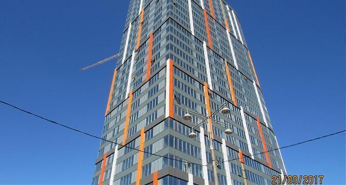 ЖК Мосфильмовская (Штаб-Квартира на Мосфильмовской) - вид с Мосфильмовской улицы, фото 5 Квартирный контроль