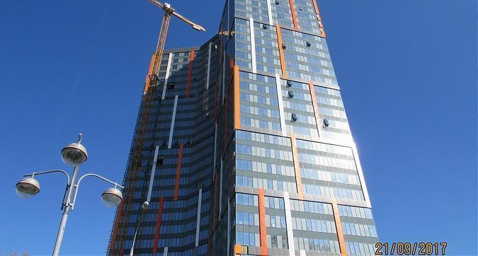 ЖК Мосфильмовская (Штаб-Квартира на Мосфильмовской) - вид с Мосфильмовской улицы, фото 6 Квартирный контроль