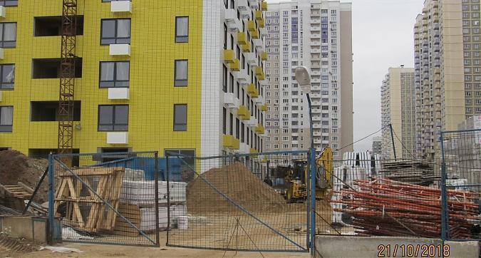 ЖК Новокуркино, вид на строящийся комплекс, корпуса 1.1, 1.2, 1.3, отделочные работы, фото -2 Квартирный контроль