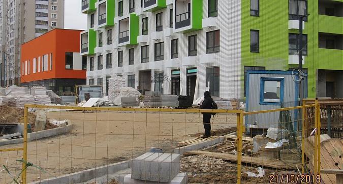 ЖК Новокуркино, вид на строящийся комплекс, корпуса 1.1, 1.2, 1.3, отделочные работы, фото -4 Квартирный контроль