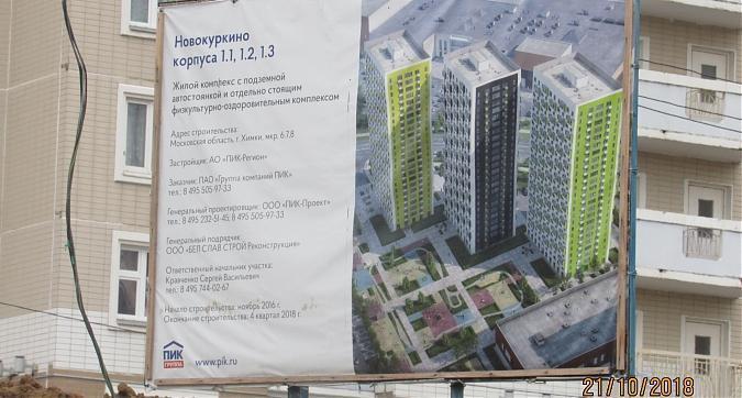 ЖК Новокуркино, вид на строящийся комплекс, корпуса 1.1, 1.2, 1.3, паспорт объекта,  фото -6 Квартирный контроль