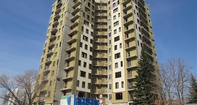 ЖК Дом в Олимпийской деревне, фасадные работы - вид с проезда Олимпийской деревни, фото 8 Квартирный контроль