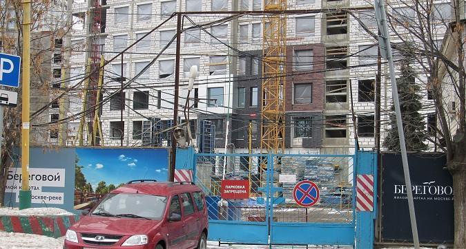 ЖК Береговой, фасадные работы, корпус 5, вид с Берегового проезда, фото - 4 Квартирный контроль