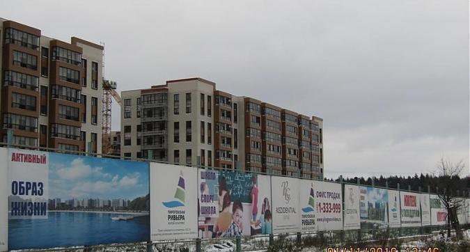 ЖК Пироговская Ривьера - вид на комплекс со стороны Осташковского шоссе Квартирный контроль