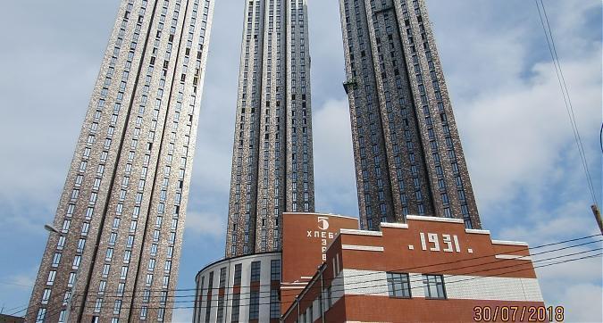 ЖК Пресня Сити, фасадные работы - вид с улицы Пресненский Вал, фото 3 Квартирный контроль