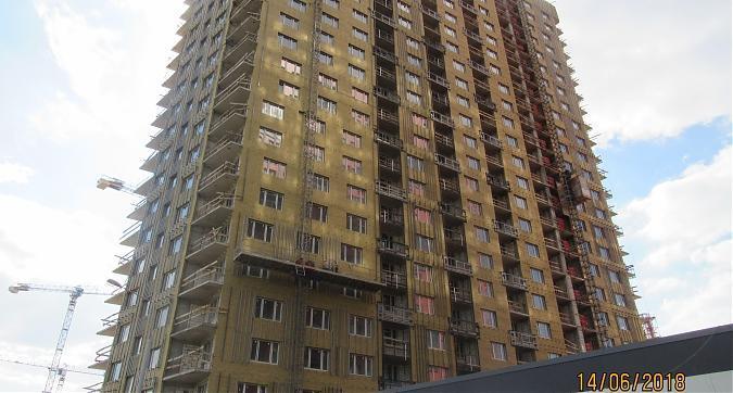 ЖК Парк Легенд, 3-й корпус - фасадные работы, вид с Проектируемого проезда №7020, фото 1 Квартирный контроль