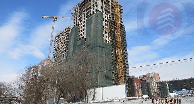 ЖК SREDA (СРЕДА), монолитные работы - вид с 1-го Карачаровского проезда, фото 1 Квартирный контроль
