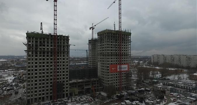 Вид на первый корпус в ЖК Домашний Квартирный контроль