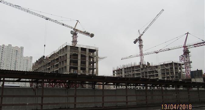 ЖК Влюблино, корпуса 2.1 и 2.2, монолитные работы - вид с улицы Перерва, фото 1 Квартирный контроль