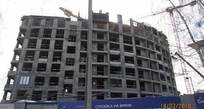 ЖК Вавилова 69, монолитные работы - вид со стороны улицы Вавилова, фото 1 Квартирный контроль