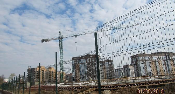 ЖК Татьянин парк, корпус № 25. монолитные работы - вид с улицы Зеленая Горка, фото 1 Квартирный контроль