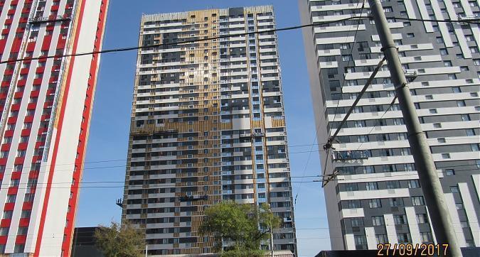 ЖК Золотая Звезда, фасадные работы - вид с проспекта Буденного на 2-й корпус Квартирный контроль