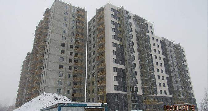 ЖК Десятка, дом № 3 - фасадные работы, вид с Молодежной улицы, фото 4 Квартирный контроль