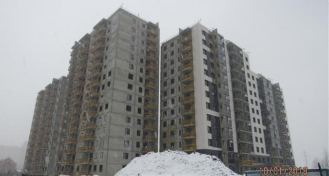 ЖК Десятка, дом № 3 - фасадные работы, вид с Молодежной улицы, фото 5 Квартирный контроль