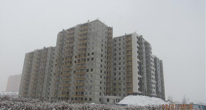 ЖК Десятка, дом № 3 - фасадные работы, вид с Молодежной улицы, фото 7 Квартирный контроль