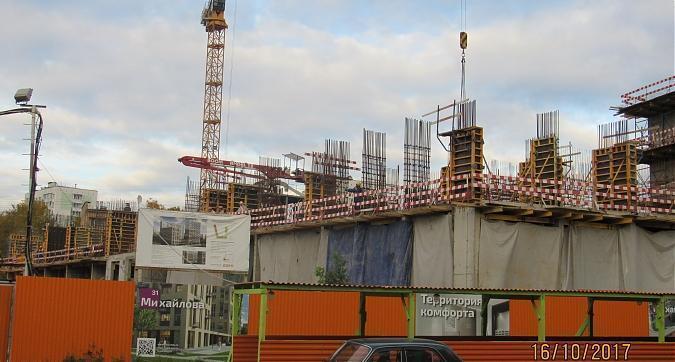 ЖК Михайлова 31, монолитные работы - вид с улицы Михайлова, фото 3 Квартирный контроль