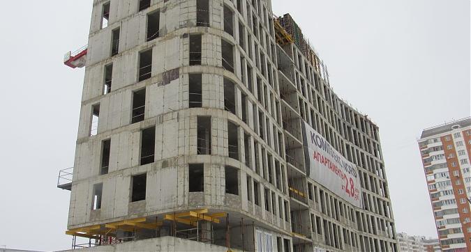 ЖК Nord (ЖК Норд), вид на комплекс с Долгопрудненского шоссе, монолитные работы, фото -6 Квартирный контроль