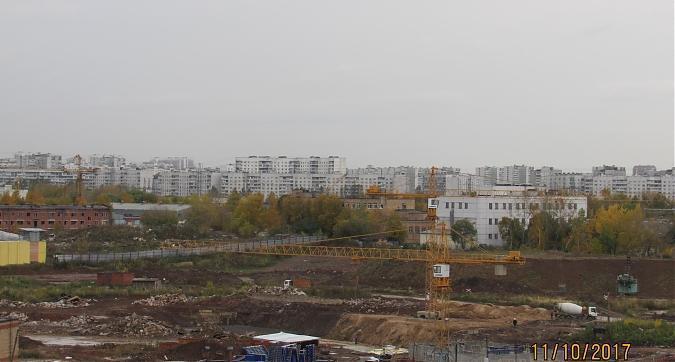 ЖК Полярная 25, корпус 1.1 - работа по обустройству котлована,  вид с Полярной улицы, фото 3 Квартирный контроль